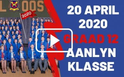 MAANDAG 20 APRIL 2020 – GRAAD 12